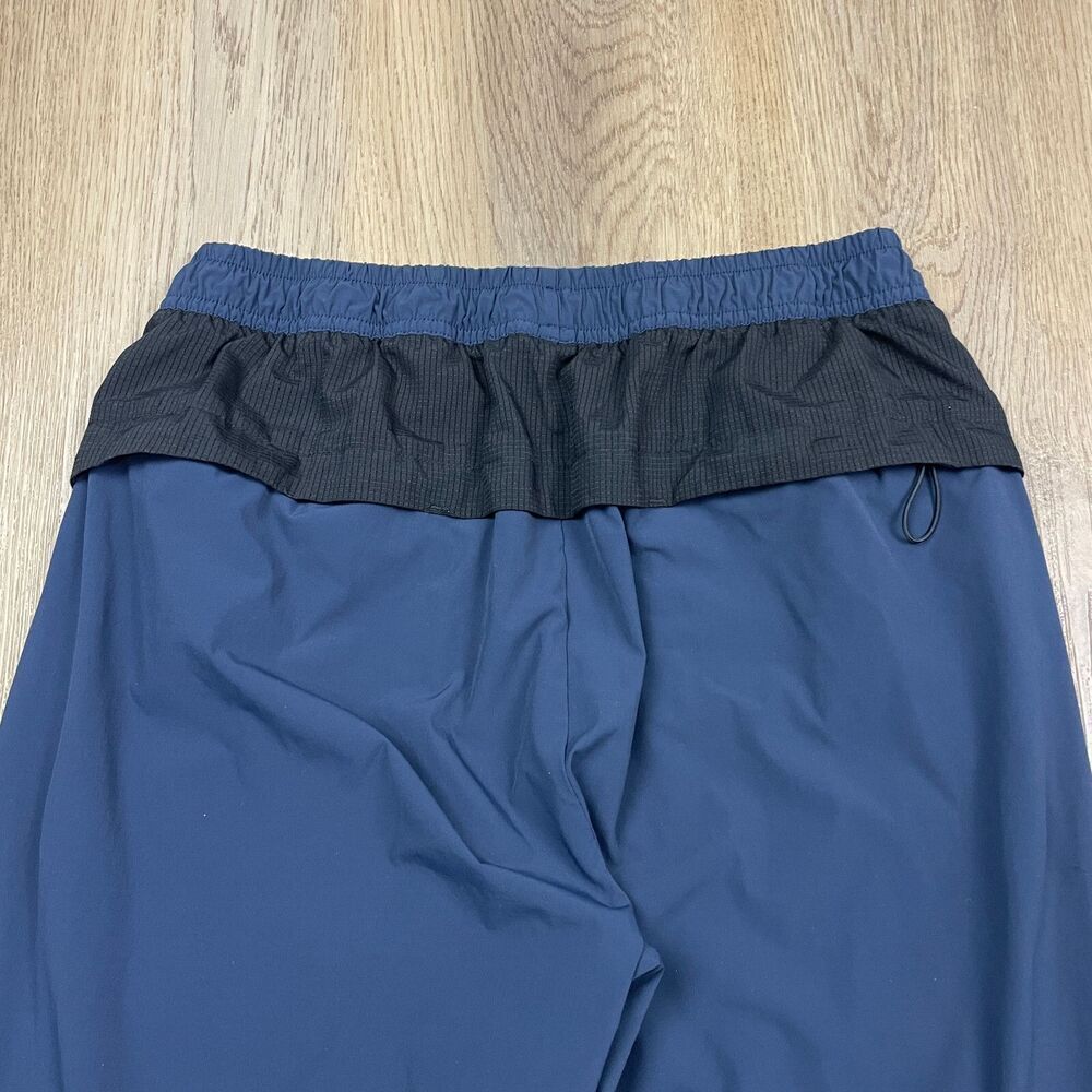 On Cloud Pants Mens Small Blue Running Track Zip Ankle Training Active - Picture 10 of 13